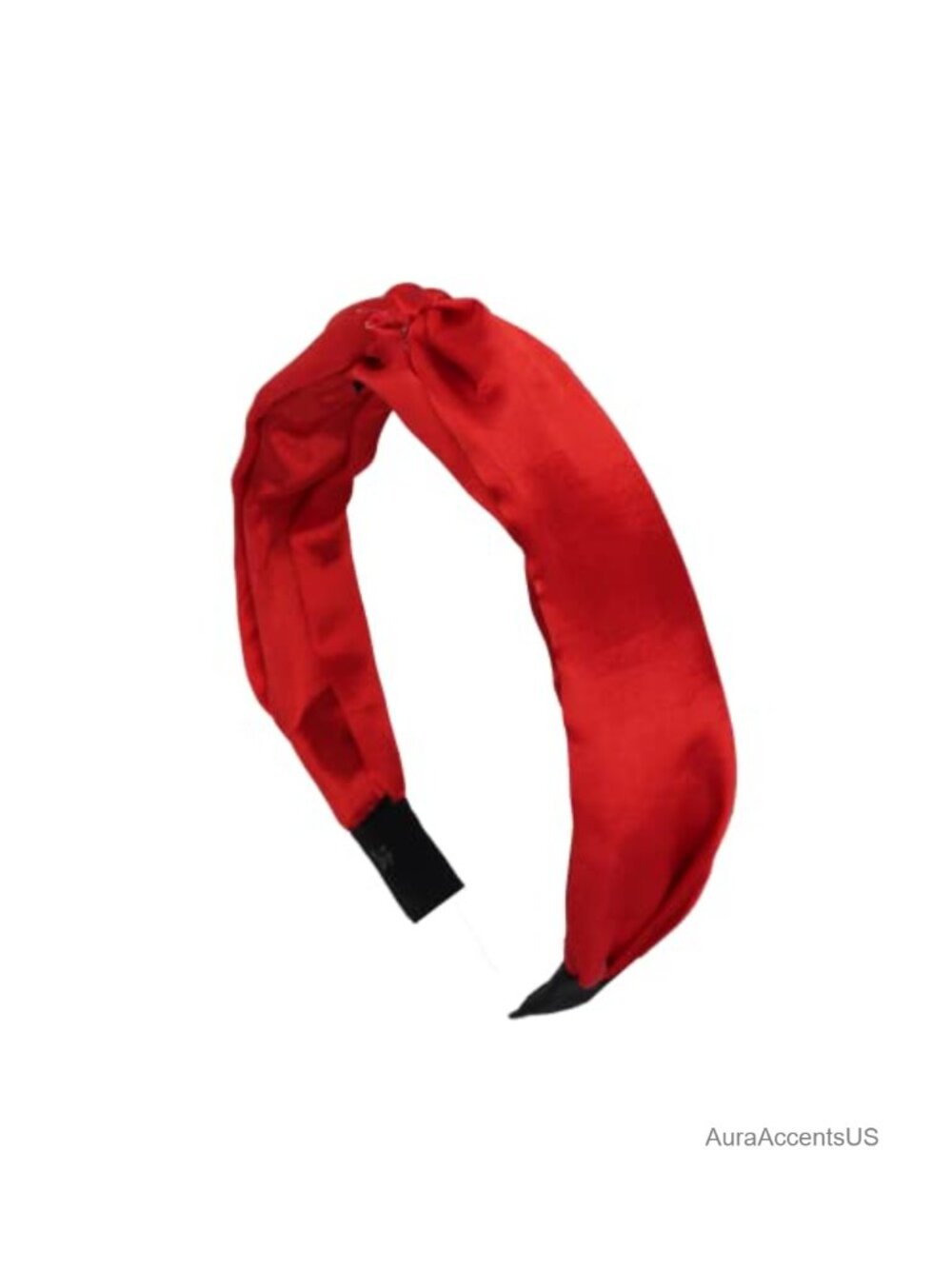 Satin Twist Knot Turban Headband Wide Hair Accessory for Women